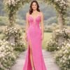 Custom Made Beaded Evening Gown