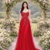 Custom Made Beaded Evening Gown