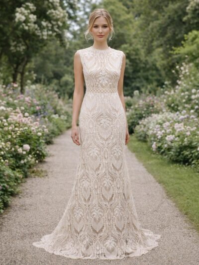 Custom Made Satin Bridal Gown