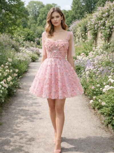 Custom Made Satin Evening Gown