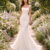 White Wedding Dress Sleek Minimalism