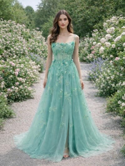 Custom Made Satin Bridal Gown