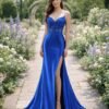 Custom Made Satin Evening Gown