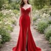 Custom Made Satin Evening Gown