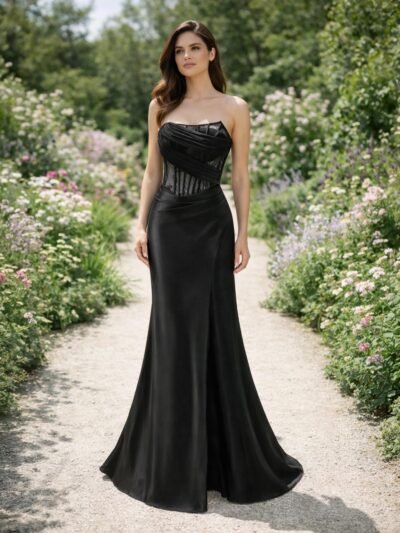 Custom Made Satin Bridal Gown