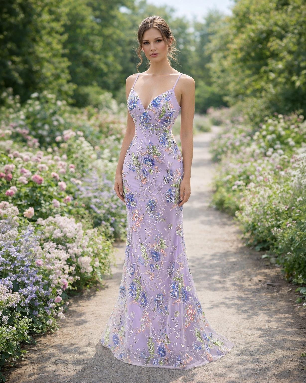 Custom Made Embroidery Bridal Gown