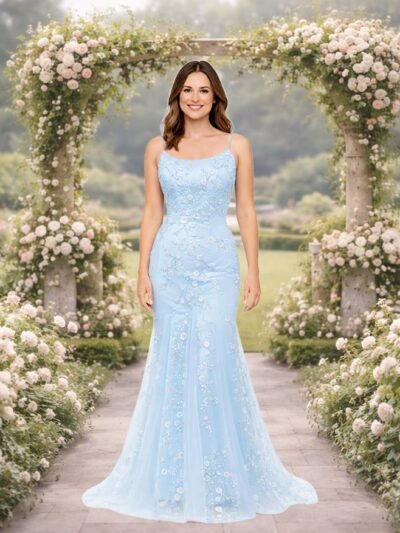 Custom Made Satin Bridal Gown