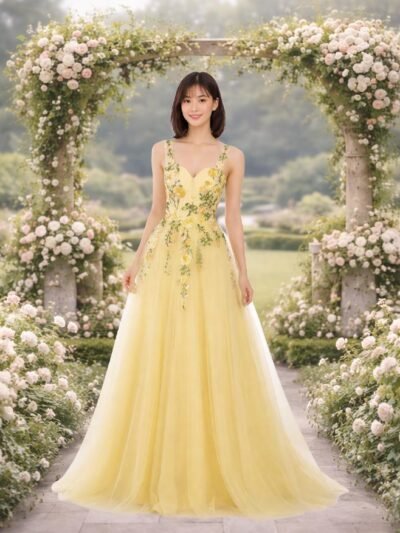 Custom Made Satin Bridal Gown