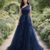 Custom Made Tulle Evening Gown
