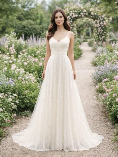 Custom Made Beaded Bridal Gown