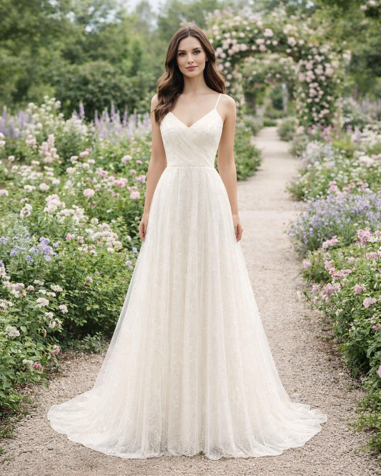 Custom Made Beaded Bridal Gown