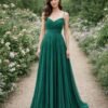 Custom Made Satin Evening Gown
