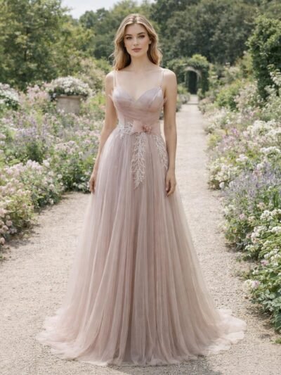 Custom Made Crystal Bridal Gown