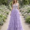 Custom Made Tulle Evening Gown