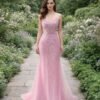 Custom Made Satin Evening Gown