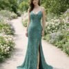 Custom Made Satin Evening Gown