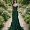 Custom Made Satin Evening Gown