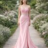 Custom Made Embroidery Evening Gown