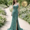 Green Prom Dress 2026 Glitter Maximalism