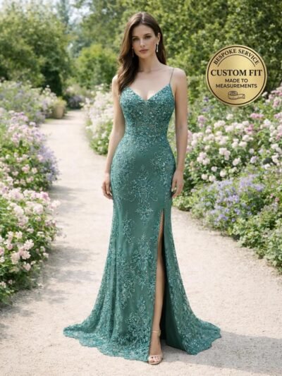 Green Prom Dress 2026 Glitter Maximalism