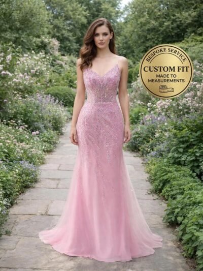 Pink Prom Dress 2026 Glitter Maximalism
