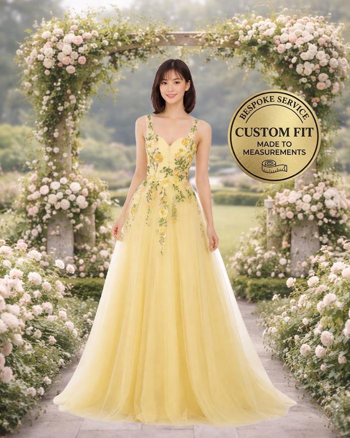 Wedding Dress 3D Floral Applique