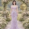 Lilac Prom Dress 2026 Regencycore Lace