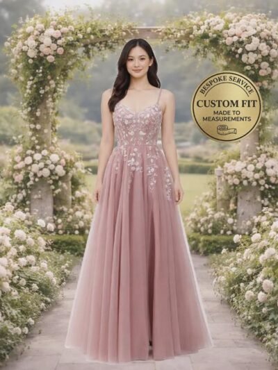 Pink Prom Dress 2026 Glitter Maximalism