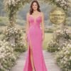 Pink Prom Dress 2026 Regencycore Lace