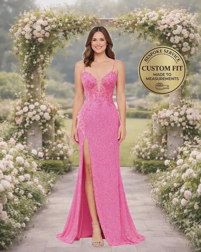 Pink Prom Dress 2026 Regencycore Lace