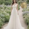 White Wedding Dress Glitter Maximalism