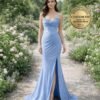 Blue Prom Dress 2026 Glitter Maximalism