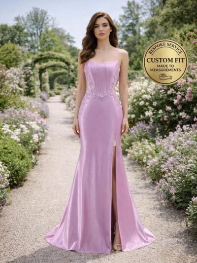 Lilac Wedding Dress Glitter Maximalism