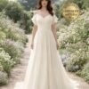 Ivory Wedding Dress Regencycore Lace
