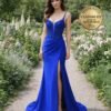 Blue Prom Dress 2026 Glitter Maximalism