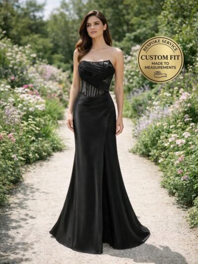 Black Wedding Dress Regencycore Lace