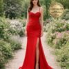 Red Wedding Dress Ethereal Style