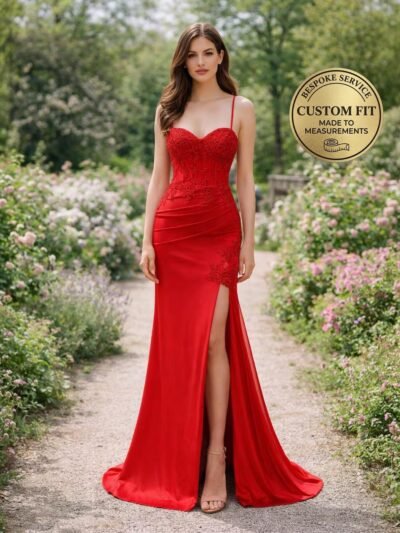 Red Wedding Dress Ethereal Style