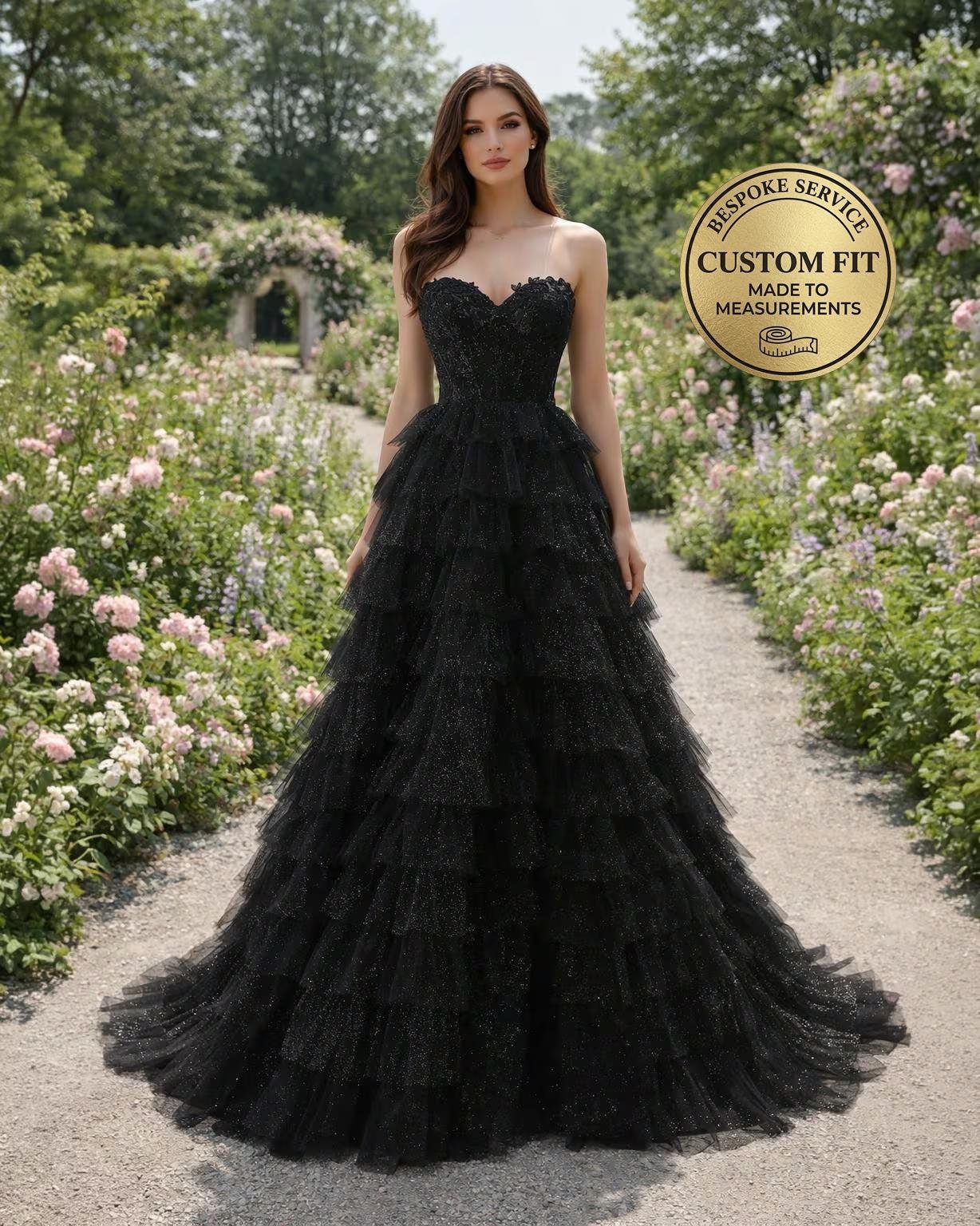 Black Prom Dress 2026 Glitter Maximalism