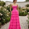 Custom Made Chiffon Evening Gown