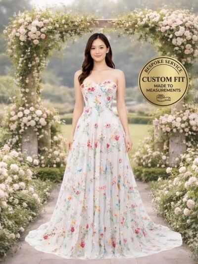 White Wedding Dress Ethereal Style