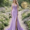 Purple Prom Dress 2026 Regencycore Lace