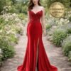 Red Prom Dress 2026 Regencycore Lace