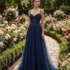 Custom Made Satin Evening Gown
