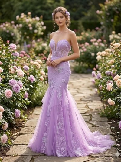 Custom Made Satin Bridal Gown