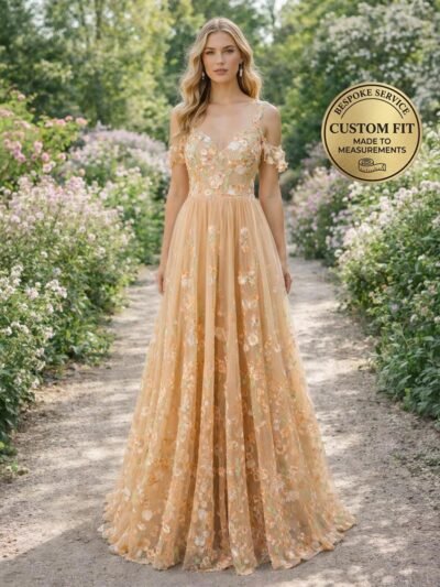 Prom Dress 2026 3D Floral Applique